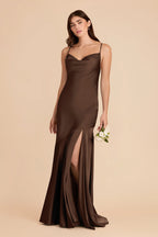 Estelle Espresso alternate view 3 bridesmaid dress