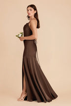 Estelle Espresso alternate view 4 bridesmaid dress