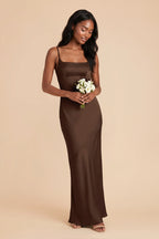 Noelle Espresso alternate view 1 bridesmaid dress
