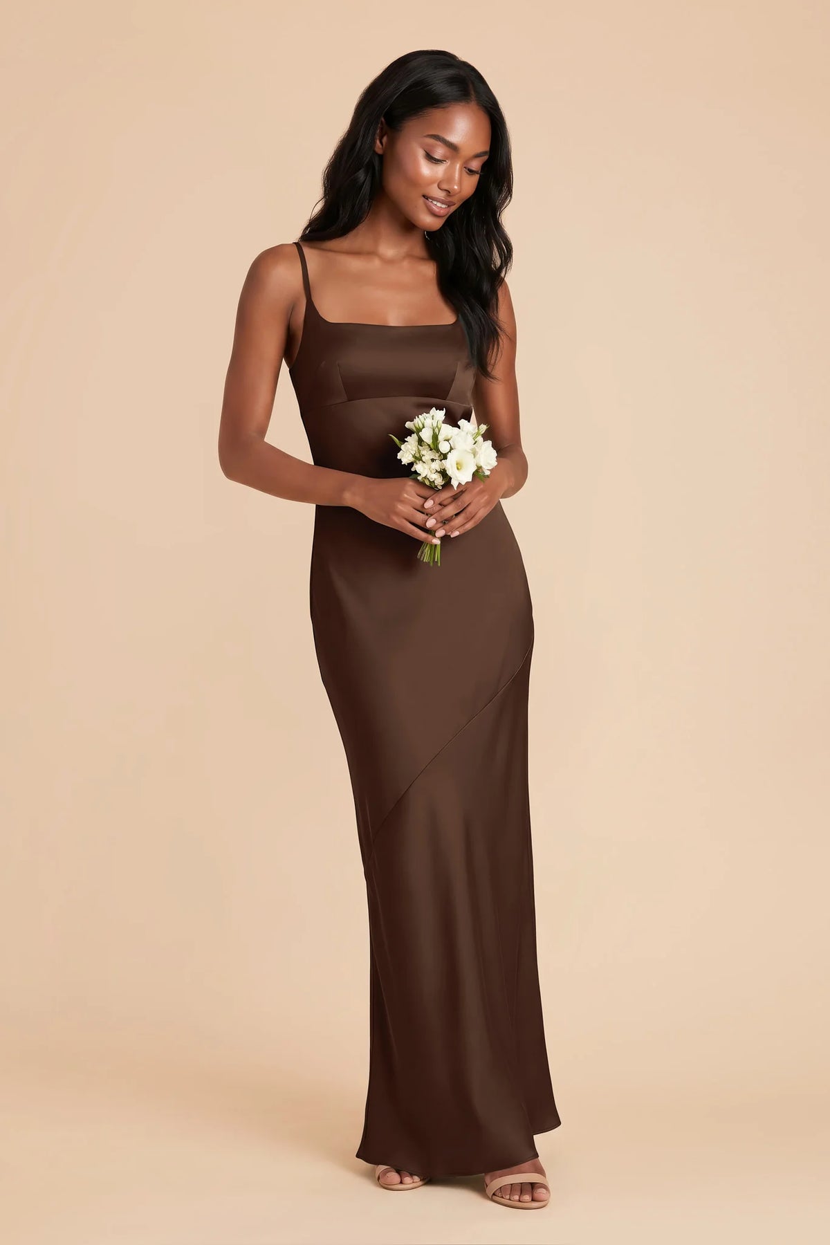 Noelle Espresso alternate view 1 bridesmaid dress