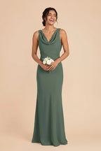 Odette Eucalyptus alternate view 1 bridesmaid dress