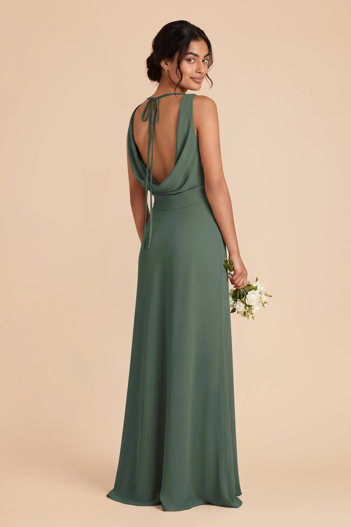 Odette Eucalyptus alternate view 2 bridesmaid dress
