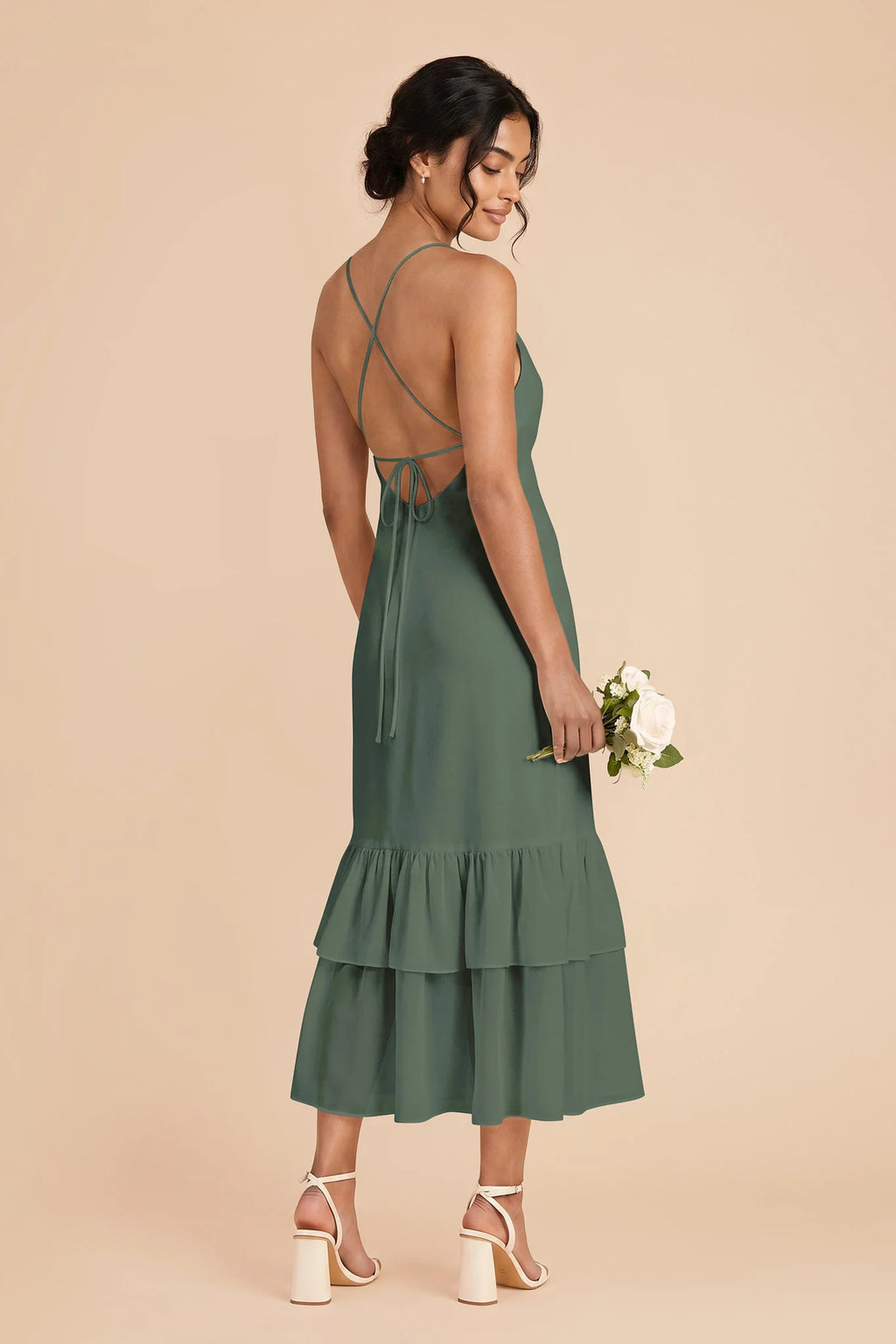 Liora Eucalyptus alternate view 2 bridesmaid dress