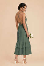 Liora Eucalyptus alternate view 2 bridesmaid dress