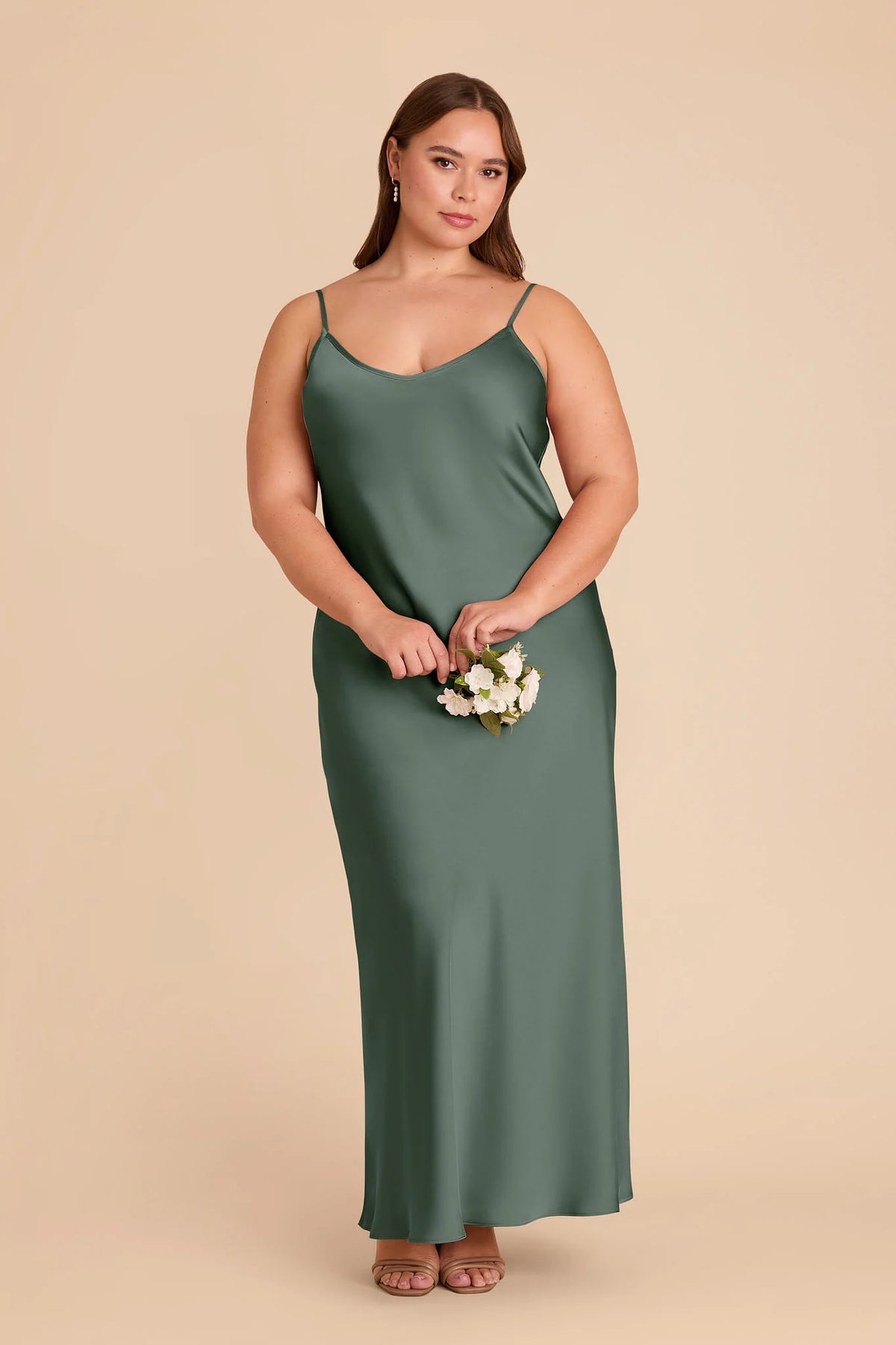 Amara Eucalyptus alternate view 1 bridesmaid dress