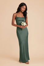 Noelle Eucalyptus alternate view 1 bridesmaid dress