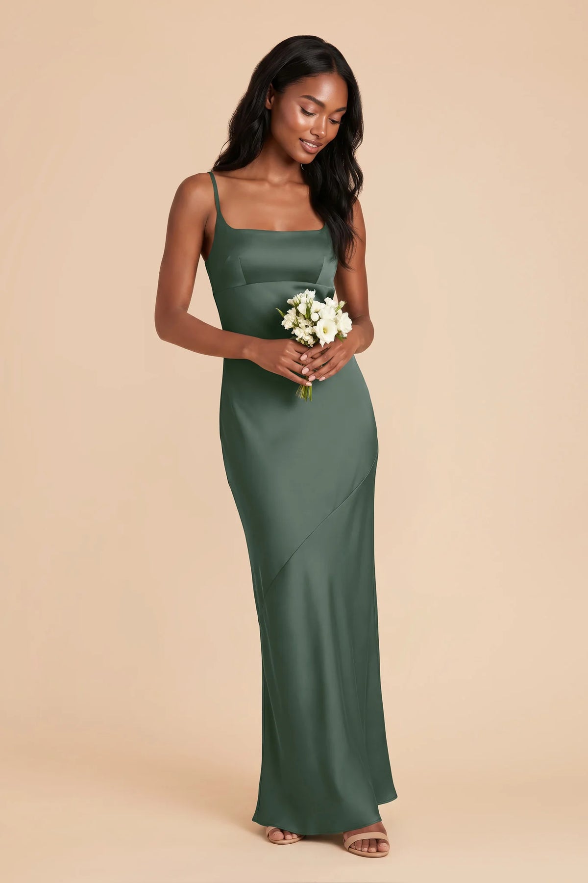 Noelle Eucalyptus alternate view 1 bridesmaid dress