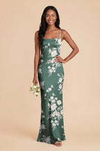 Noelle Eucalyptus Whimsical Blooms front view bridesmaid dress