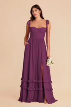 Daphne Fig alternate view 2 bridesmaid dress