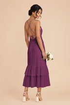 Liora Fig alternate view 2 bridesmaid dress