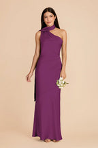 Ariadne Fig front view bridesmaid dress