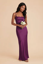 Noelle Fig alternate view 1 bridesmaid dress