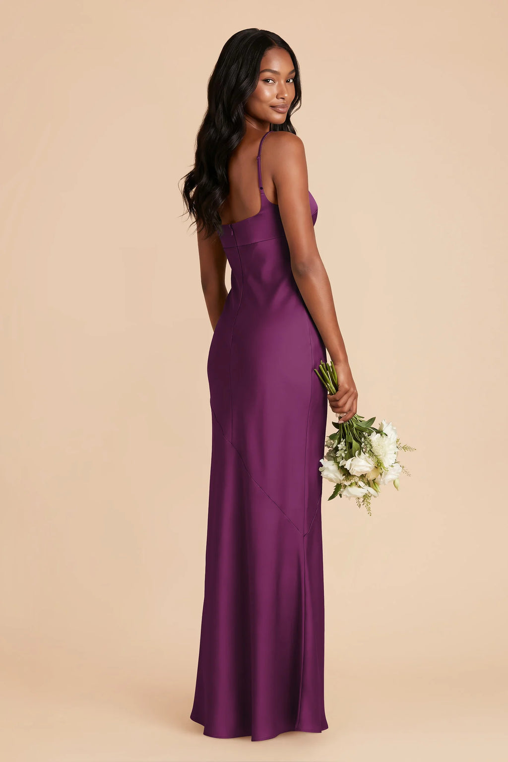 Noelle Fig alternate view 2 bridesmaid dress