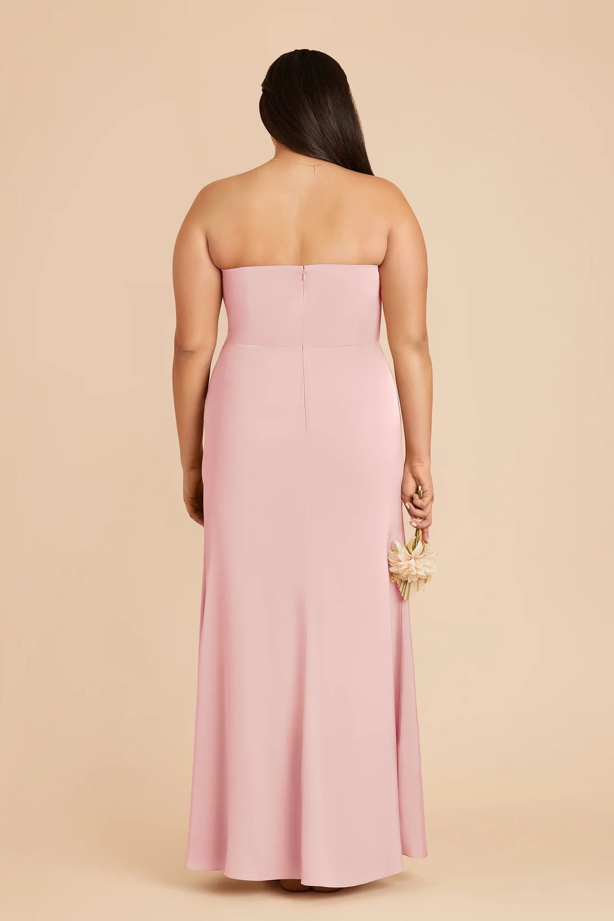 Lucienne Fondant Pink back view bridesmaid dress