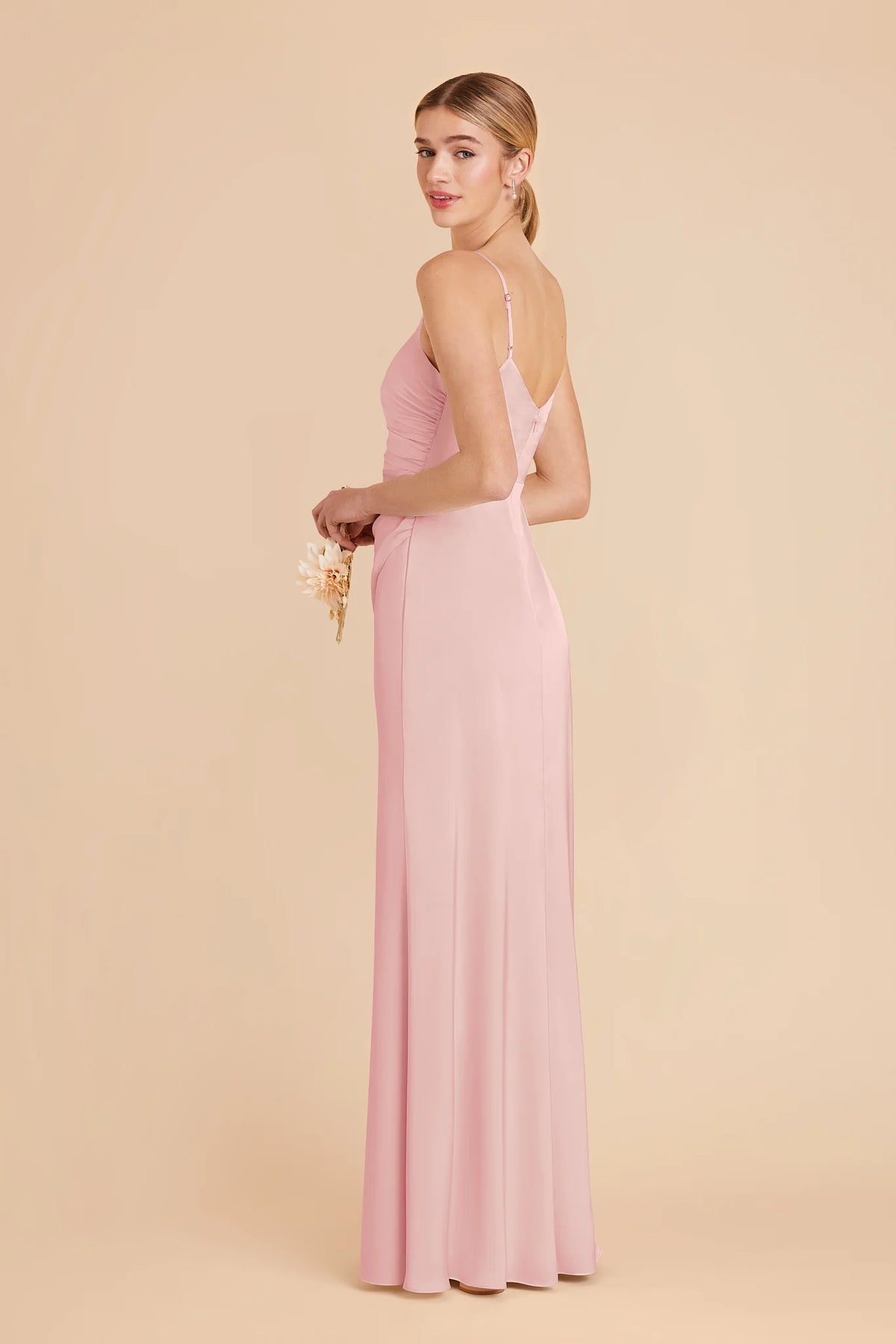 Elara Fondant Pink alternate view 1 bridesmaid dress