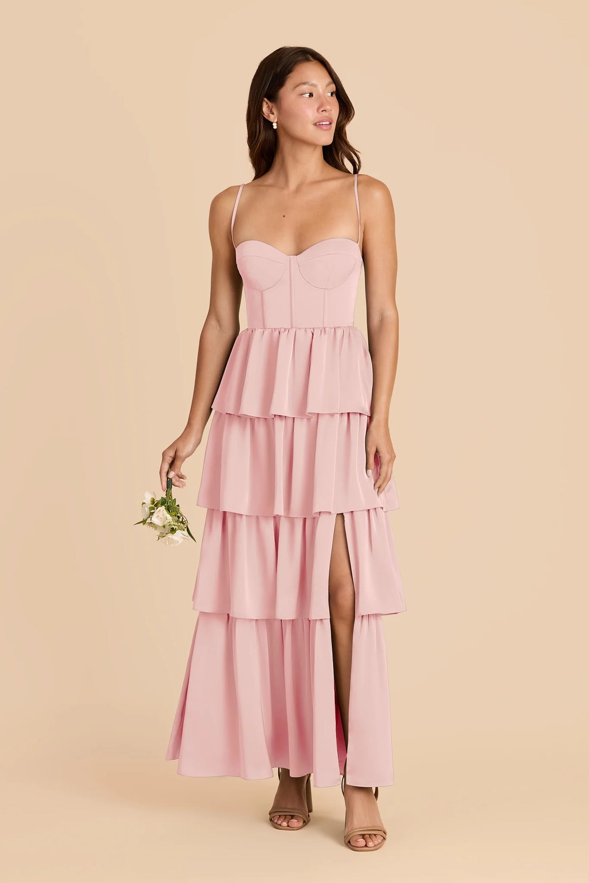 Calista Fondant Pink alternate view 1 bridesmaid dress