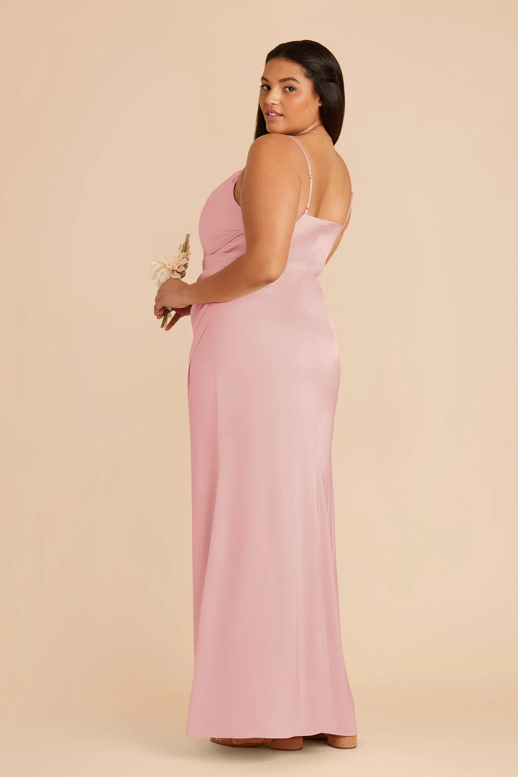 Sabine Fondant Pink back view bridesmaid dress