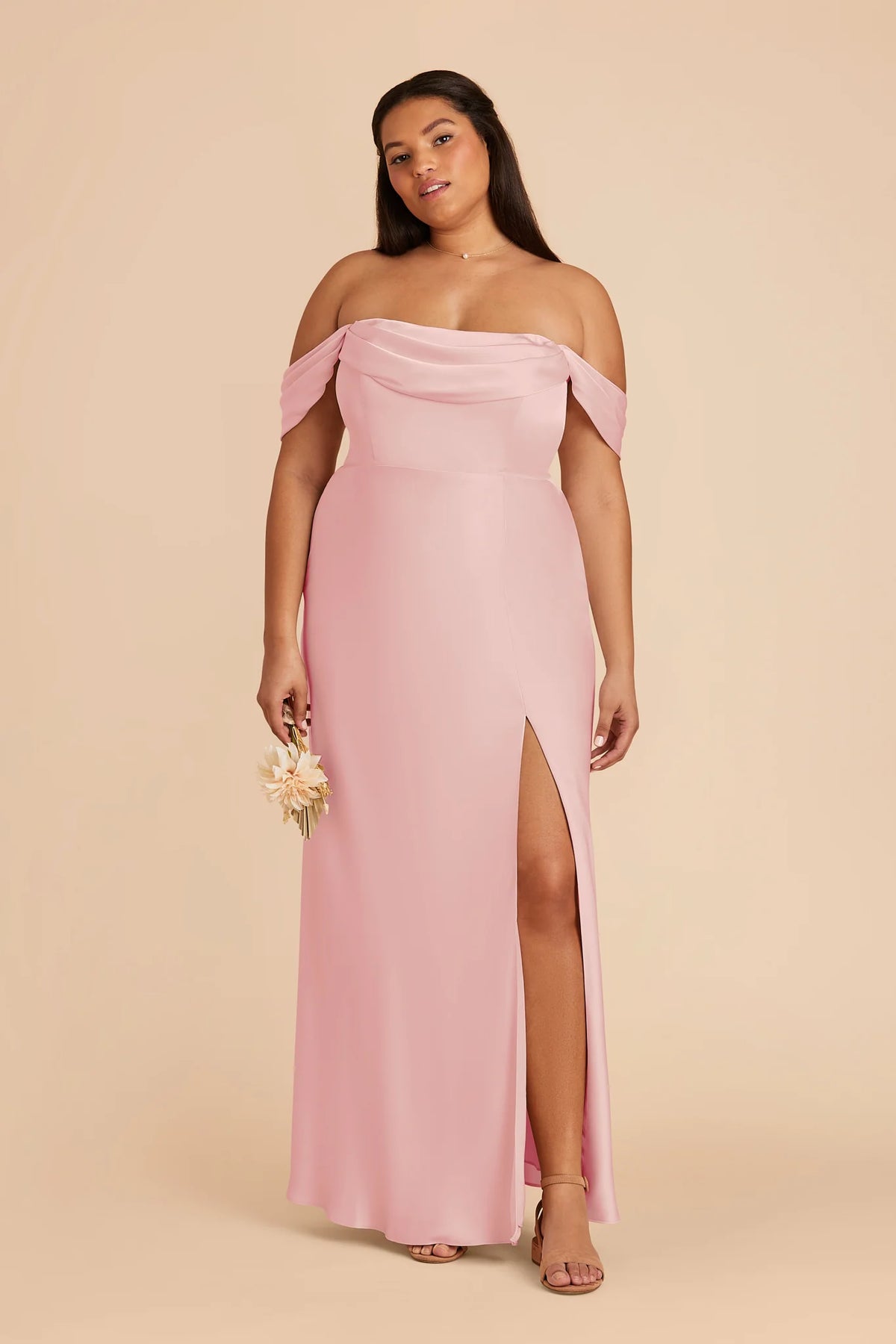 Corinne Fondant Pink alternate view 1 bridesmaid dress