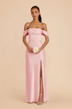 Corinne Fondant Pink alternate view 2 bridesmaid dress