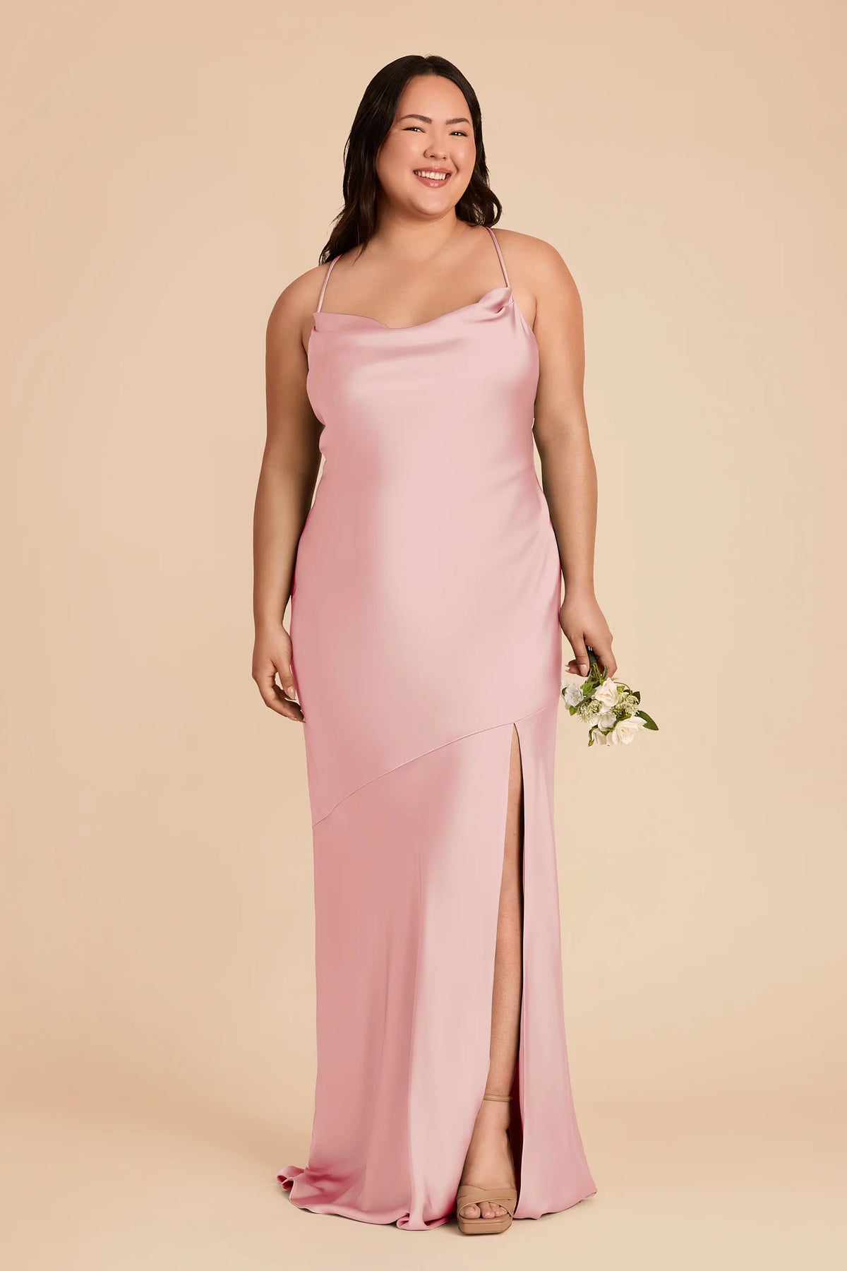 Estelle Fondant Pink alternate view 1 bridesmaid dress