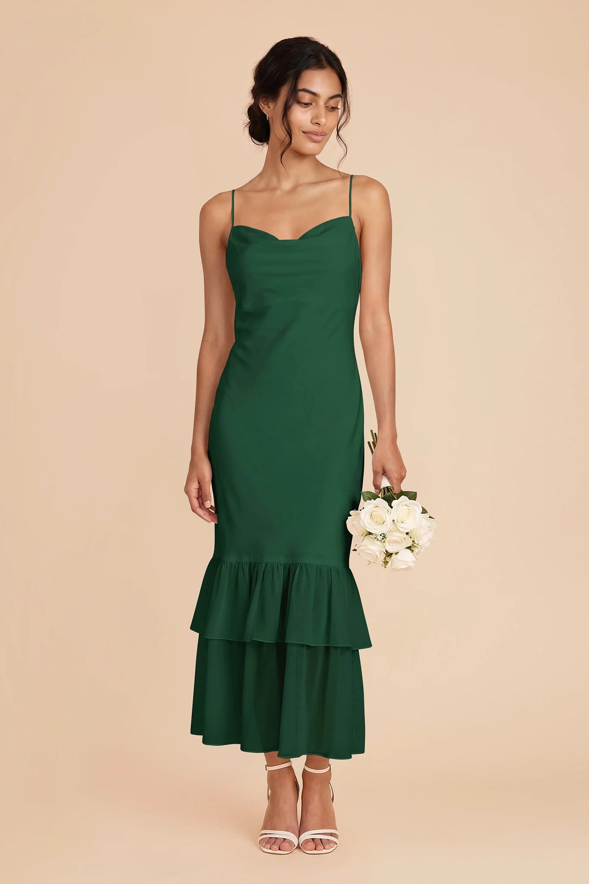 Liora Forest Green alternate view 1 bridesmaid dress