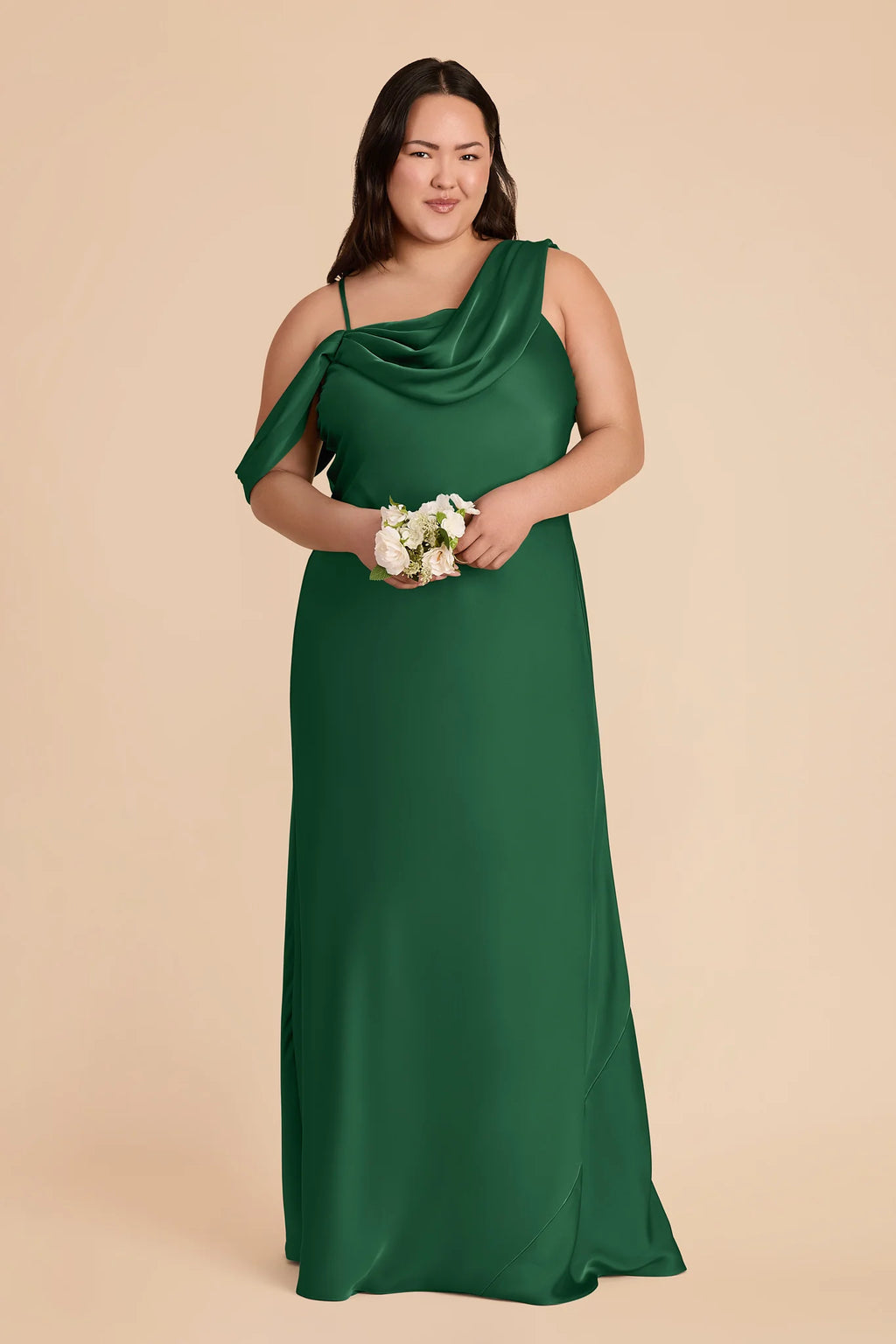 Thalia Forest Green alternate view 1 bridesmaid dress