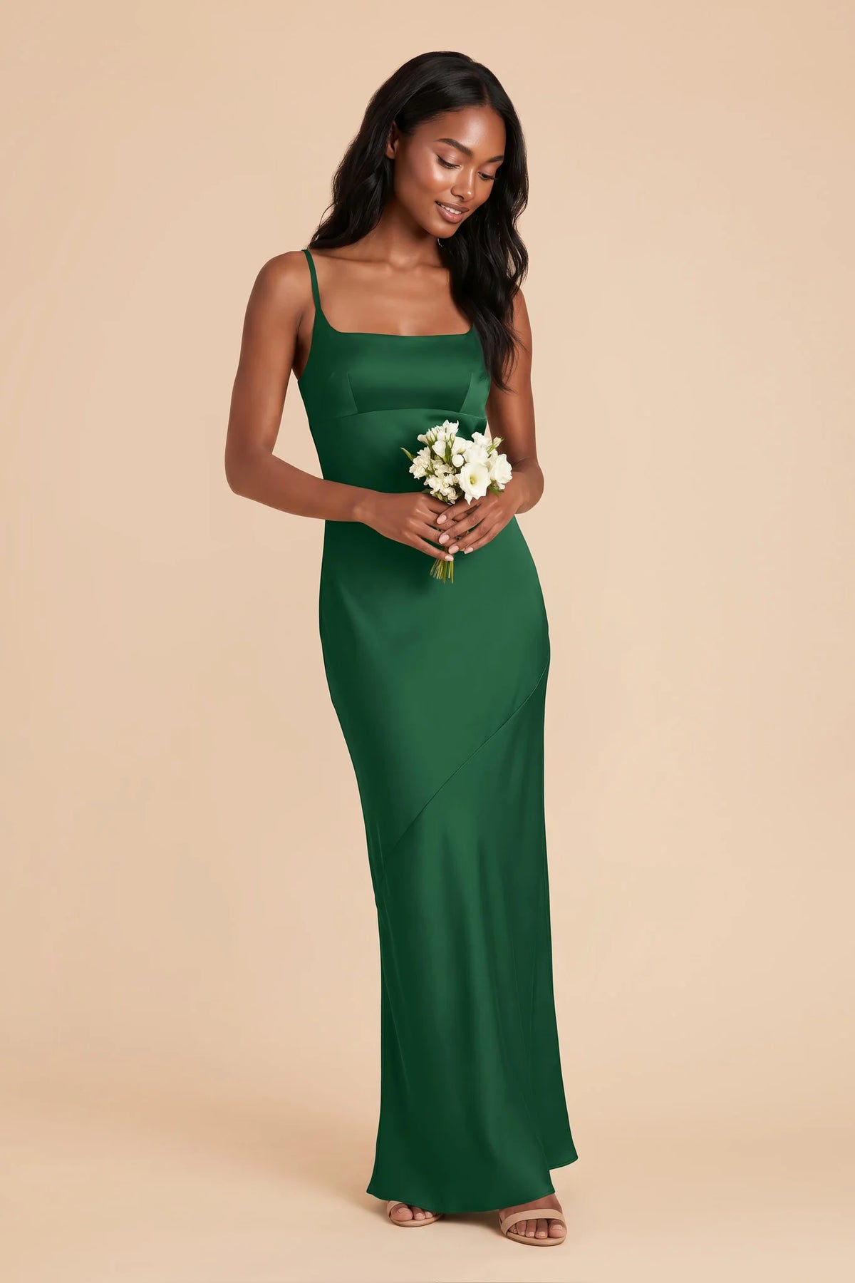 Noelle Forest Green alternate view 1 bridesmaid dress