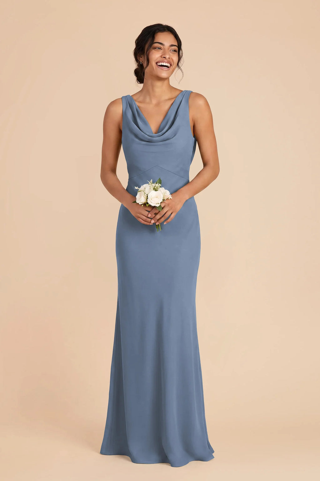 Odette French Blue alternate view 1 bridesmaid dress