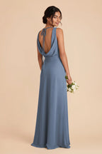 Odette French Blue alternate view 2 bridesmaid dress