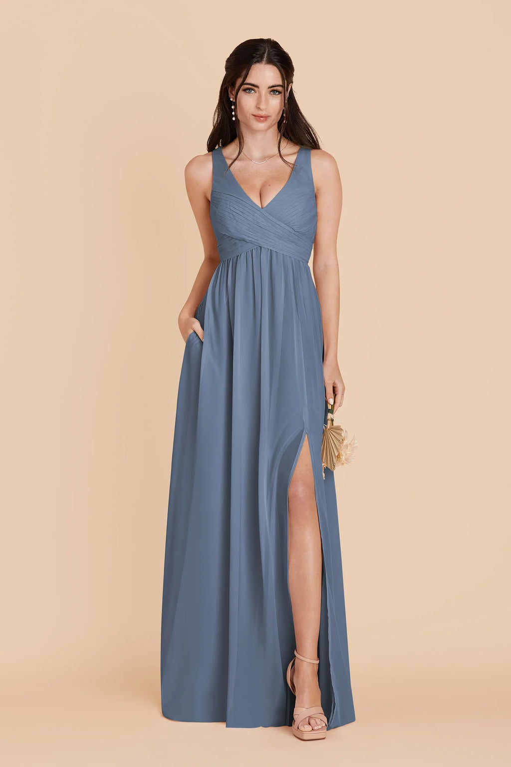 Annelise French Blue alternate view 2 bridesmaid dress