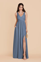 Annelise French Blue alternate view 2 bridesmaid dress