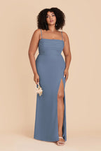 Odessa French Blue alternate view 1 bridesmaid dress