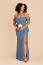 Odessa French Blue alternate view 4 bridesmaid dress
