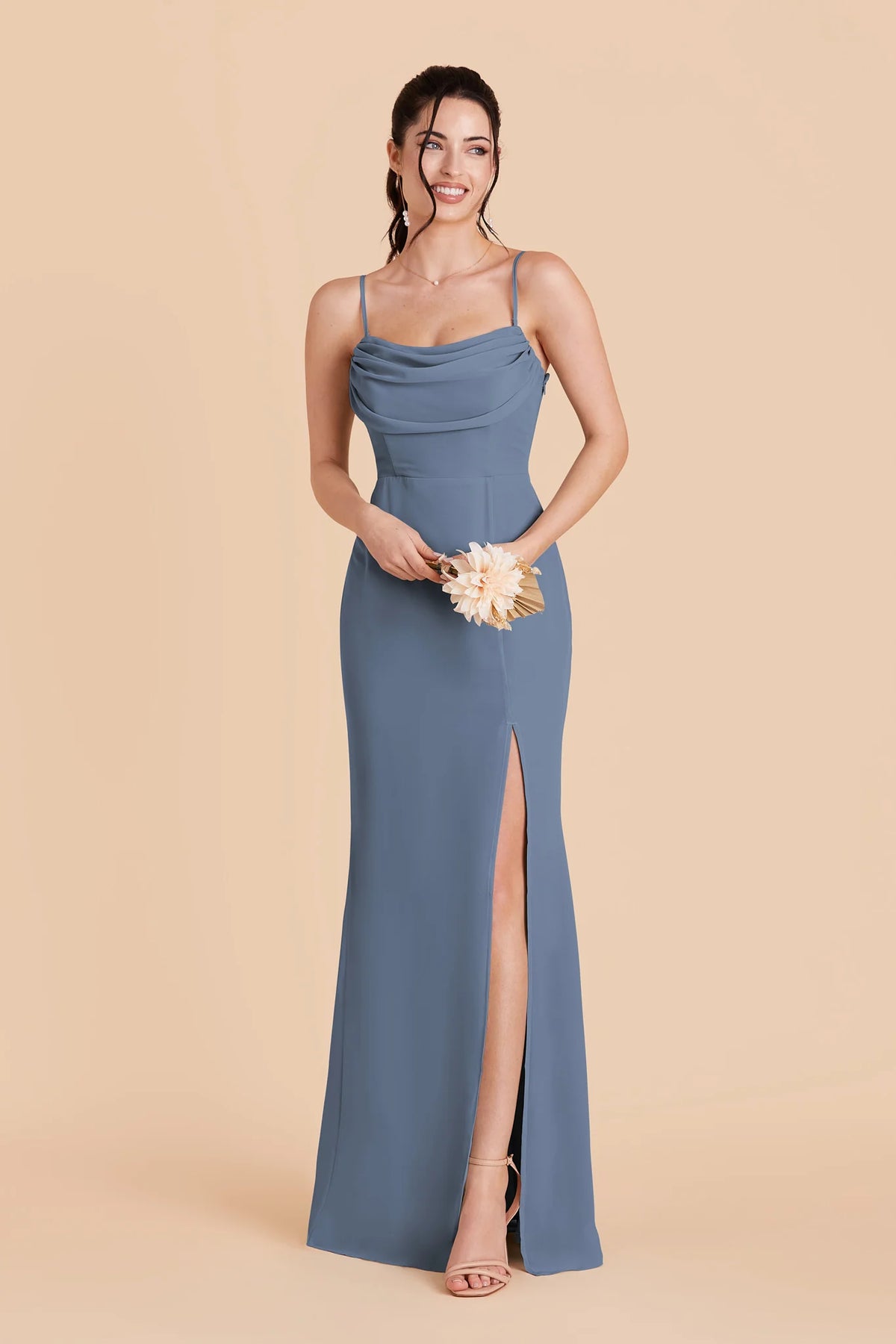 Odessa French Blue alternate view 5 bridesmaid dress