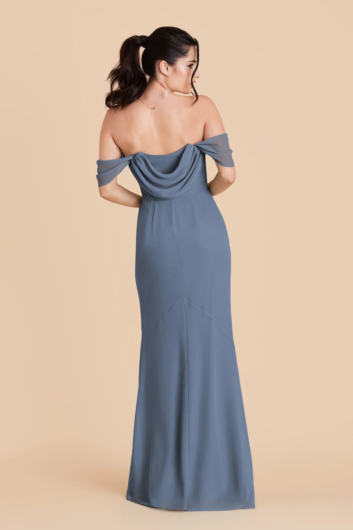 Odessa French Blue alternate view 7 bridesmaid dress