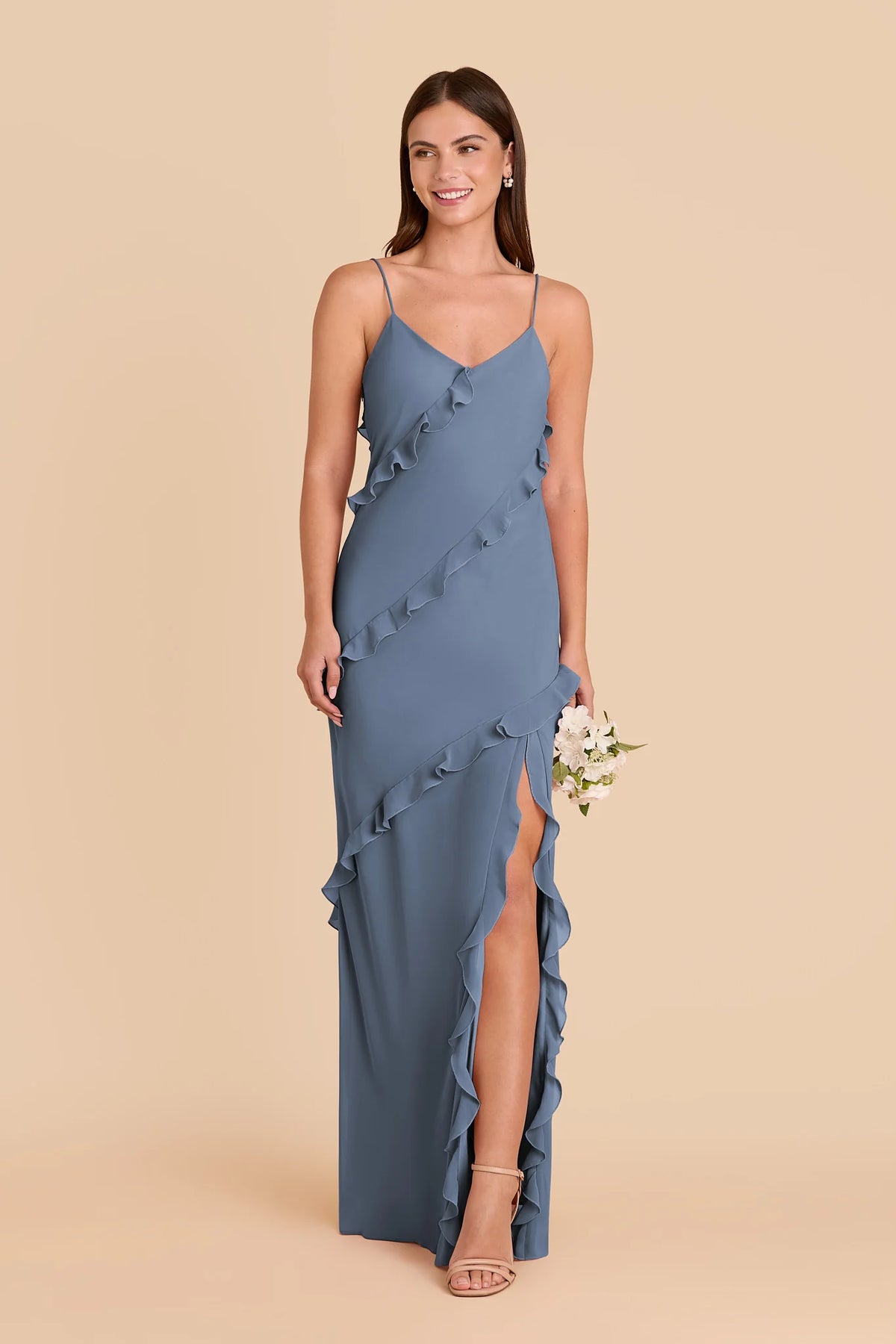 Vivienne French Blue alternate view 2 bridesmaid dress