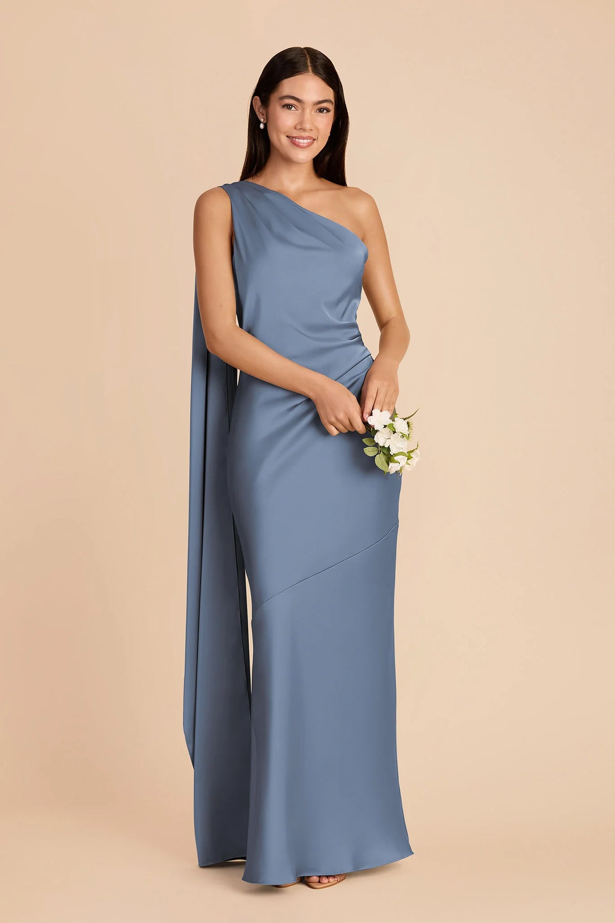 Ariadne French Blue alternate view 1 bridesmaid dress