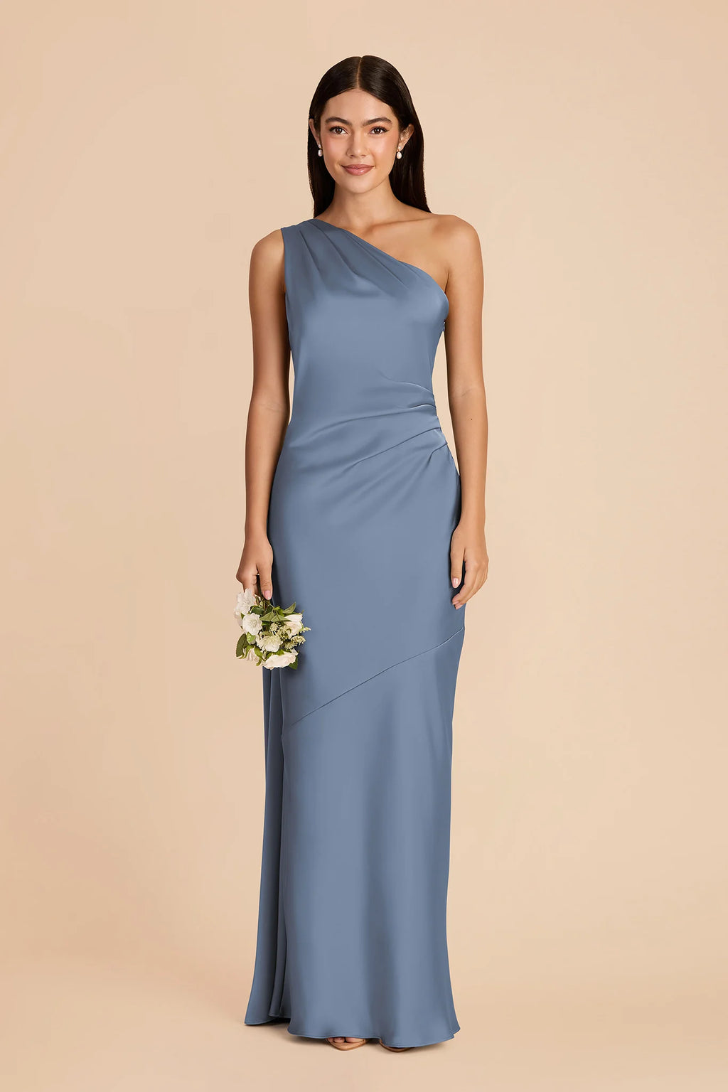 Ariadne French Blue alternate view 2 bridesmaid dress