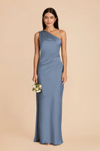 Ariadne French Blue alternate view 2 bridesmaid dress