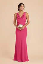 Odette Fuchsia alternate view 1 bridesmaid dress