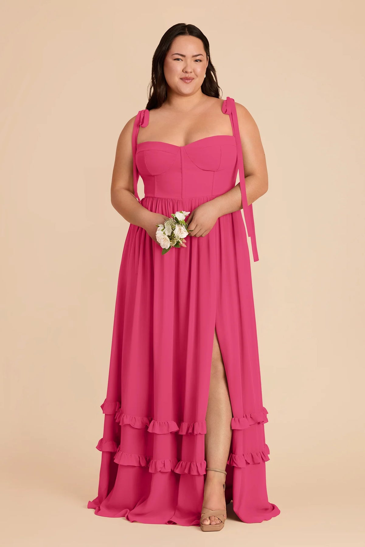 Daphne Fuchsia alternate view 1 bridesmaid dress