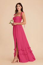 Daphne Fuchsia alternate view 3 bridesmaid dress