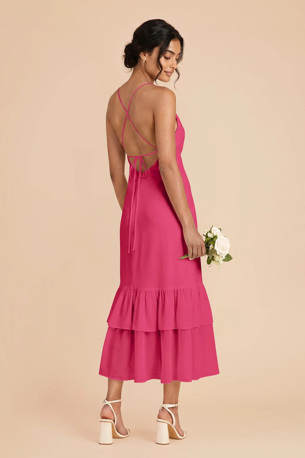 Liora Fuchsia alternate view 2 bridesmaid dress
