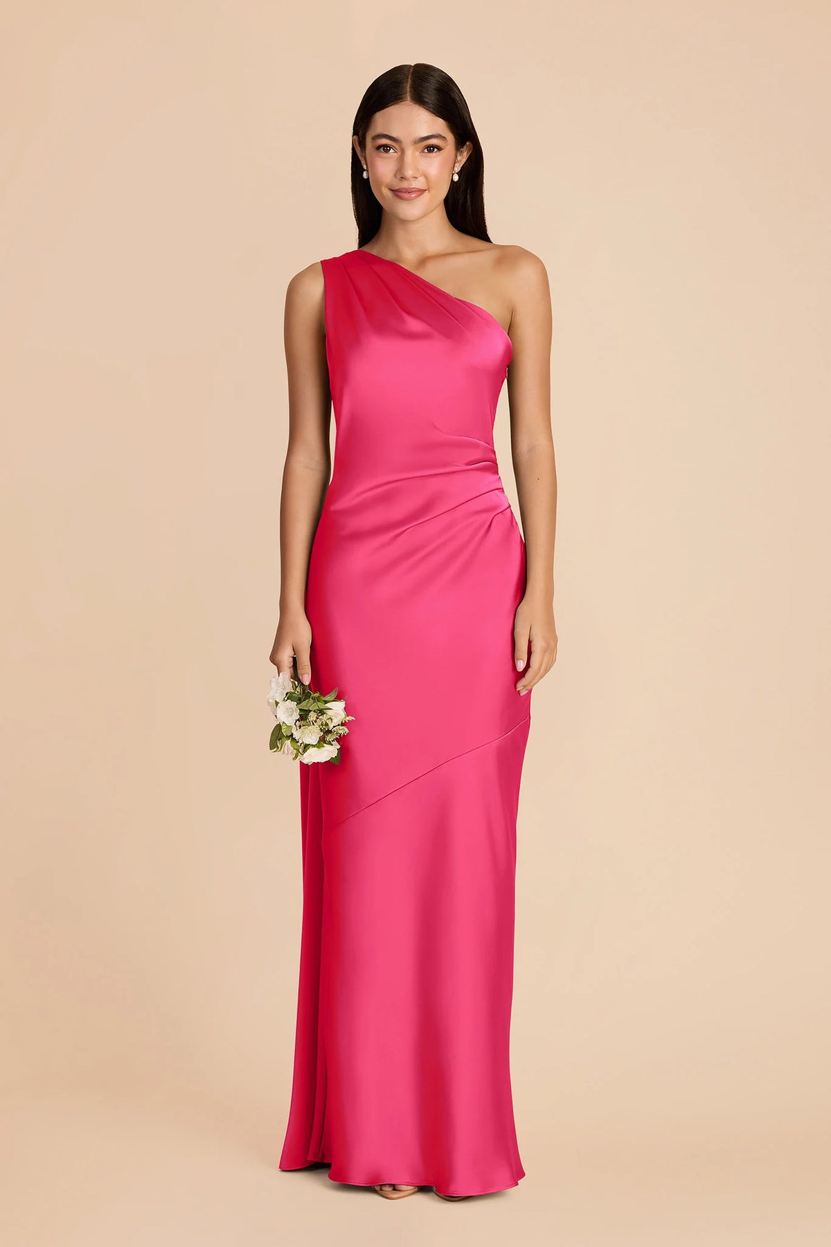 Ariadne Fuchsia alternate view 2 bridesmaid dress