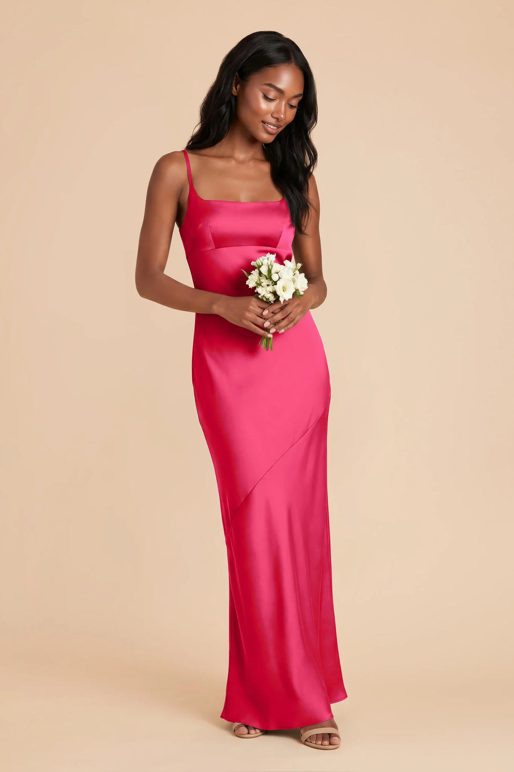 Noelle Fuchsia alternate view 1 bridesmaid dress