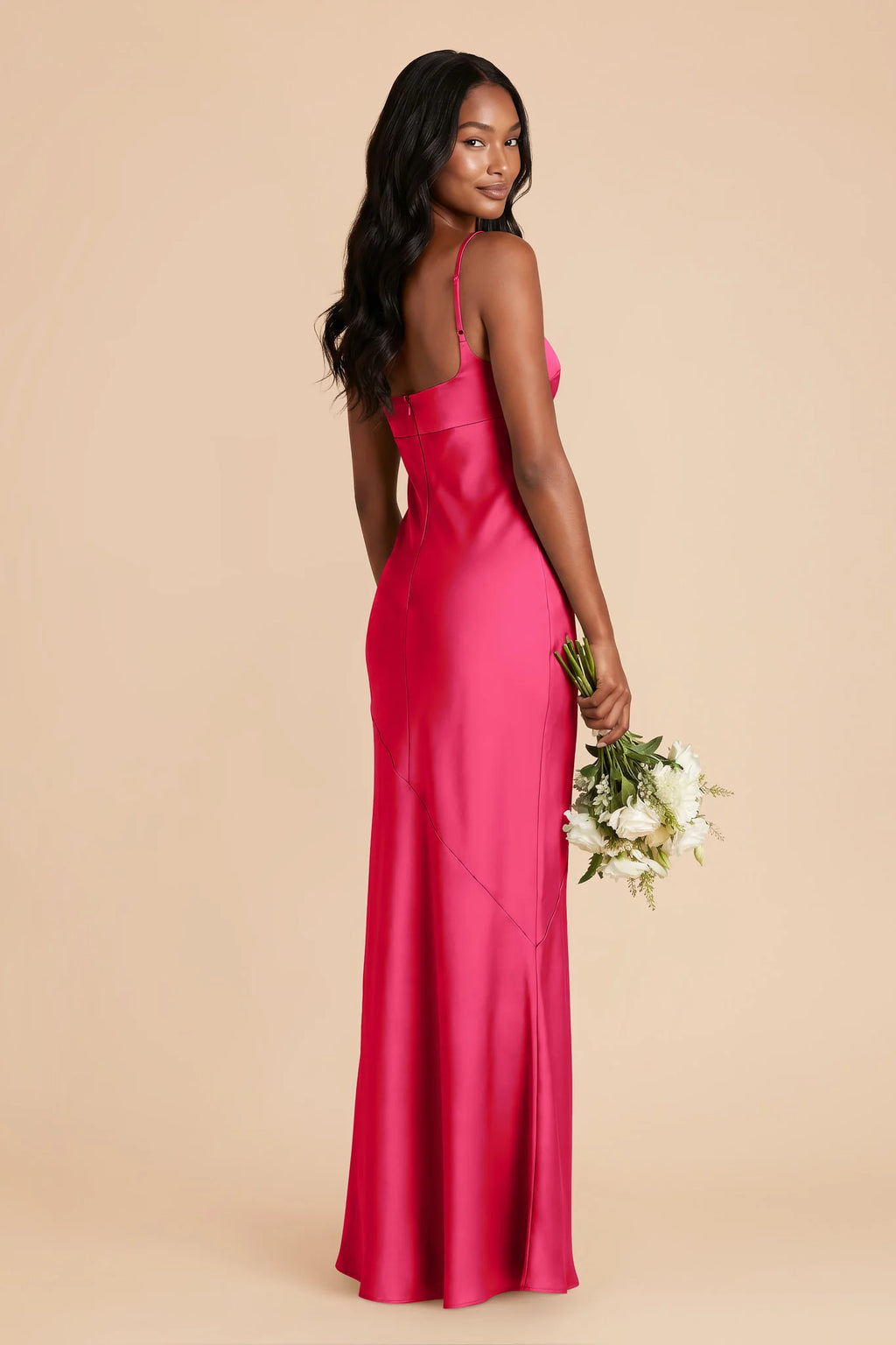 Noelle Fuchsia alternate view 2 bridesmaid dress