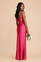 Noelle Fuchsia alternate view 2 bridesmaid dress