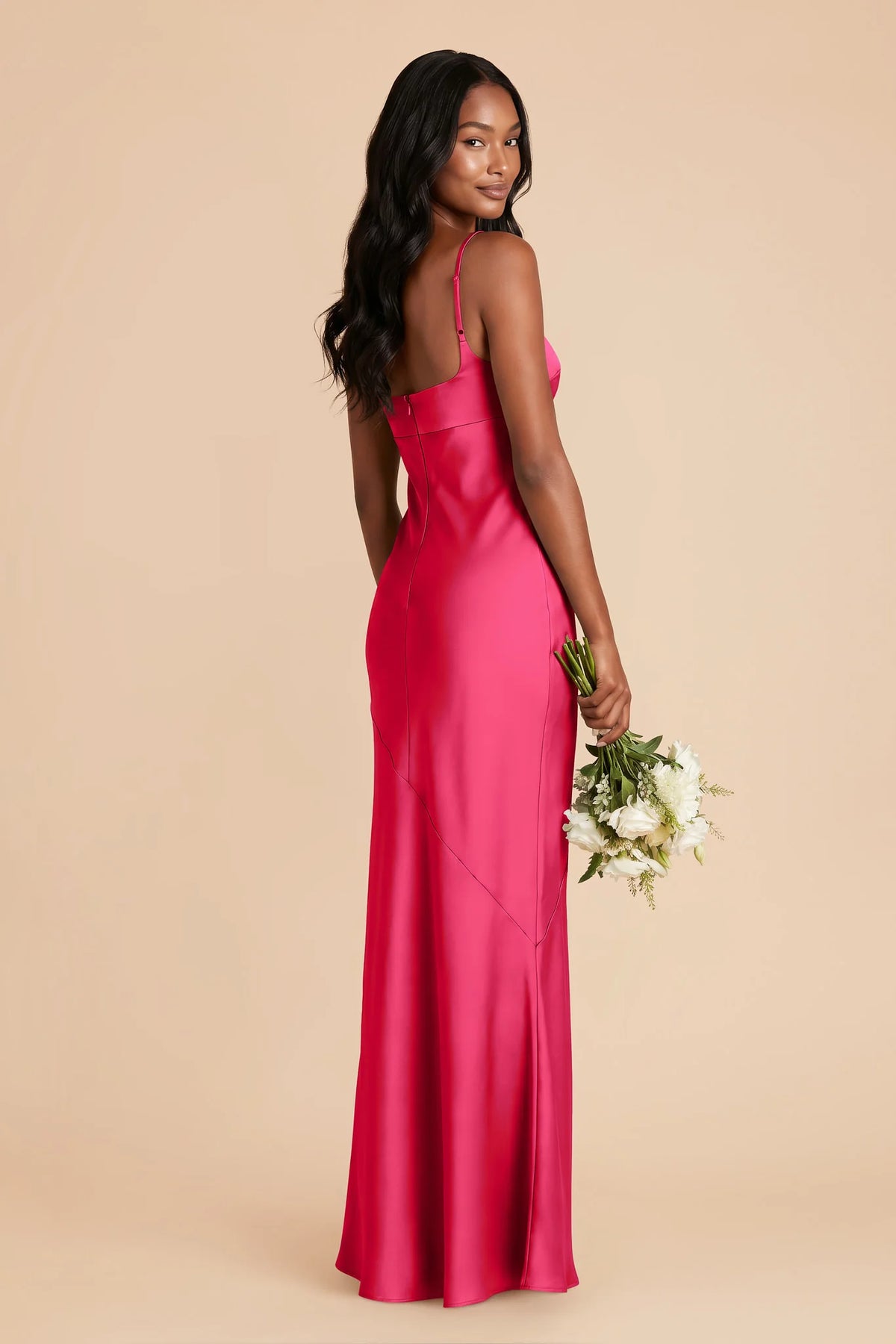 Noelle Fuchsia alternate view 2 bridesmaid dress