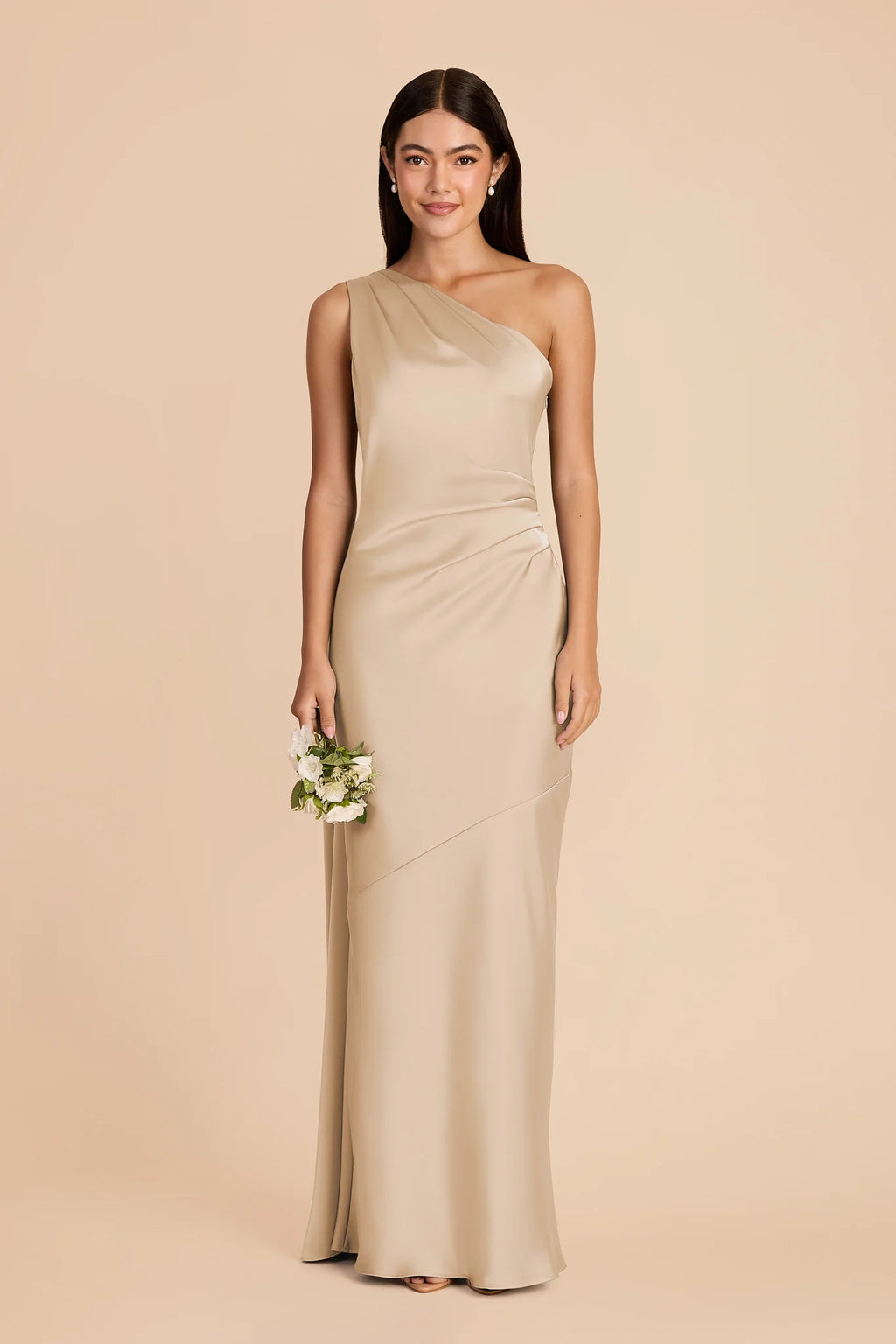 Ariadne Gold alternate view 2 bridesmaid dress