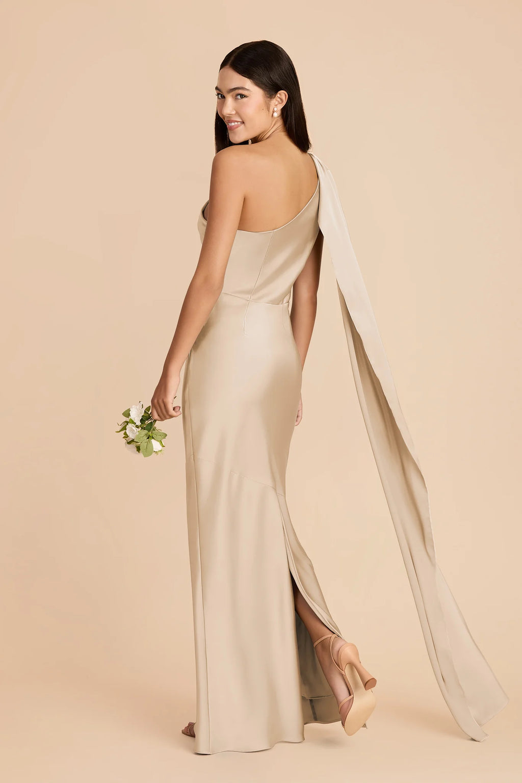 Ariadne Gold alternate view 3 bridesmaid dress